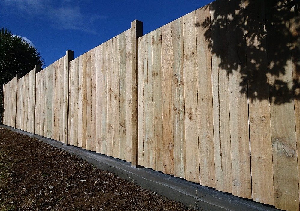 Timber fence
