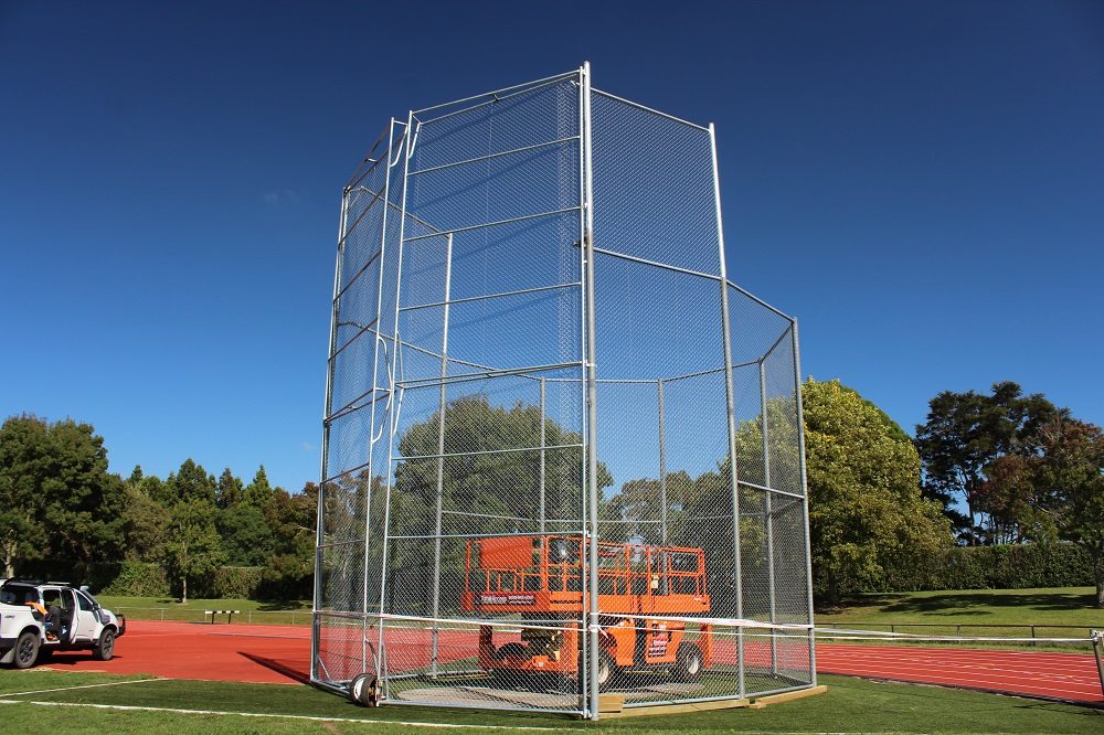 10mtr high commercial gates for Hammer Throw Cage